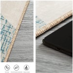 Runner Rug for Hallways Washable Runner Mat Non Skid Accent Distressed Throw Rugs Floor Carpet for Door Mat Laundry Room Hallways Entryway Size : 90x660cm