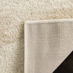 SAFAVIEH Adirondack Collection ADR125W Modern Wave Distressed Non-Shedding Living Room Bedroom Accent Area Rug 4' x 4' Square Cream Champagne