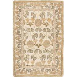 Safavieh Anatolia Collection AN542A Handmade Traditional Oriental Premium Wool Accent Rug 2' x 3' Ivory
