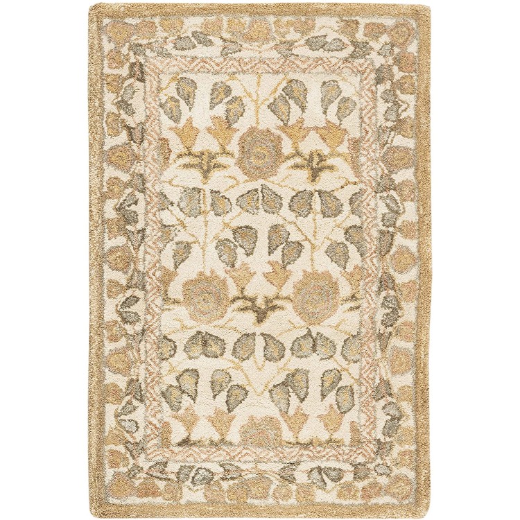 Safavieh Anatolia Collection AN542A Handmade Traditional Oriental Premium Wool Accent Rug 2' x 3' Ivory