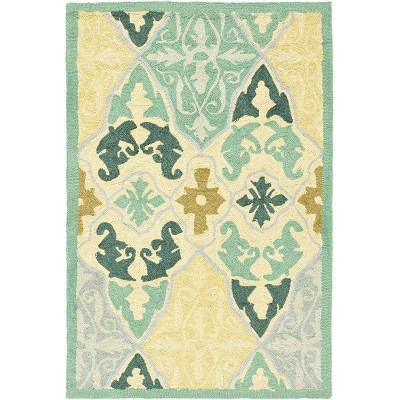 Safavieh Chelsea Collection HK725A Hand-Hooked French Country Wool Accent Rug 2'6" x 4' Multi
