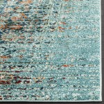 SAFAVIEH Monaco Collection MNC208J Boho Abstract Distressed Non-Shedding Living Room Bedroom Accent Rug 2'2 x 4' Blue Multi