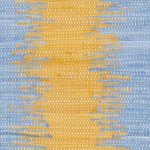 Safavieh Montauk Collection MTK710B Handmade Stripe Fringe Cotton Accent Rug 2'6 x 4' Green Gold