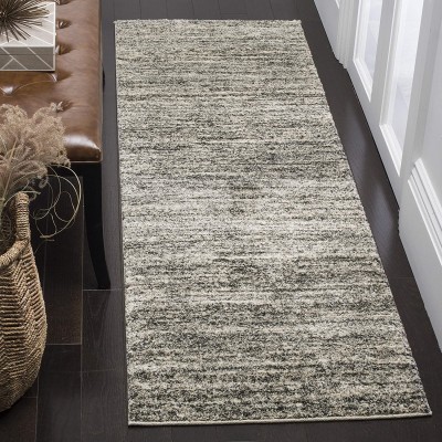 SAFAVIEH Retro Collection RET2133 Modern Abstract Non-Shedding Living Room Bedroom Accent Rug 2'6" x 4' Ivory Grey