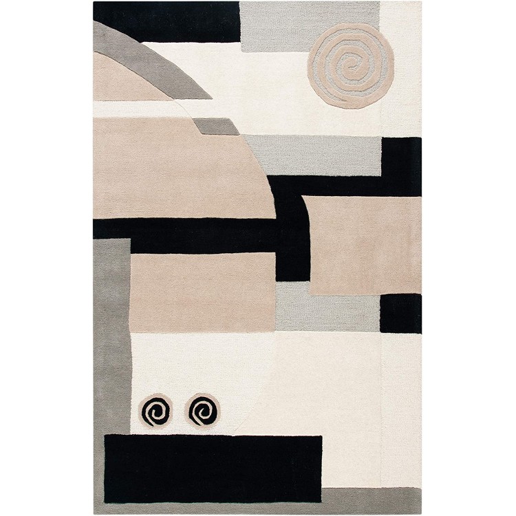 Safavieh Rodeo Drive Collection RD643B Handmade Mid-Century Modern Abstract Wool Accent Rug 2'6 x 4'6 Assorted