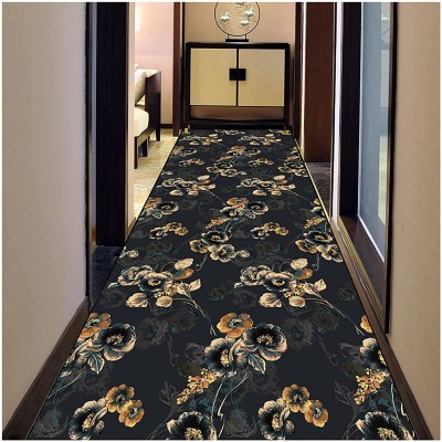 YSML Home Decor Hallway Runner Rug Indoor Outdoor Carpet 6mm Thick Runway Accent Rug Non- Slip Washable Floor Mat for Corridor Entrance Size : 100x400cm3.3x13ft