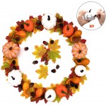 260PCS Fall Decorations for Home | Assorted Harvest Artificial Pumpkins Gourds Maple Leaves Acorns Pine Cones Bulk | Farmhouse Fall Halloween Thanksgiving Table Decorations Home Kitchen Decor