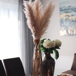 40 inch Tall Natural Dried Pampas Grass Cream Pack of 5 Stems Bundle Boho Home Decor Flowers