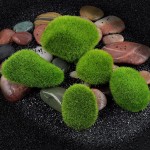 AOIROE Decoration Micro Artificial Moss Garden Ornament Miniature F Landscape Airy Fake Home Decor Green XS