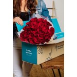 Benchmark Bouquets 2 Dozen Red Roses With Vase Fresh Cut Flowers