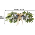 CVPDI Floral Swag Spring,Artificial Flowers Swag Floral Arch Arrangement Decorative Swag for Wall Wedding Lintel Door Home Decor