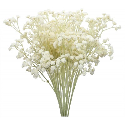 Duovlo 10pcs Babies Breath Flowers 23.6" Artificial Gypsophila Bouquets Real Touch Flowers for Wedding Home DIY Decor