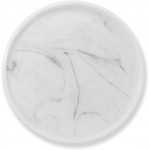 Epoxy Resin Tray，11.8-Inch（Diameter） ,Marble Design Serving Tray Decorative Round Tray Coffee Tray Ottoman Tray for Home Or Office Storage Decoration 100% Handmade,Non-Toxic