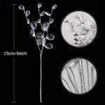 Fityle 50pcs Crystal Bud Branches Artificial Flower Twigs for Wedding Party Home Decor Floral Crafts White 15cm