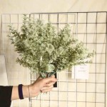 KILOUHDJS Lambs Flowers Home for Silk Wedding Décor Ear Spray Leaf Artificial Home Decor Green
