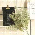 KILOUHDJS Lambs Flowers Home for Silk Wedding Décor Ear Spray Leaf Artificial Home Decor Green