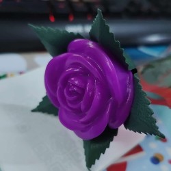 Lapirek Roses Roses Day Roses Simulation Glowing Valentine's Gift Electronic Colorful Home Decor Purple