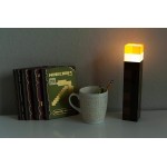 Minecraft Brownstone Torch Lamp | 11.5 Inch LED Night Light | USB Charging Port