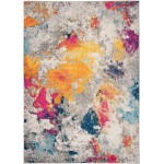 Rugshop Sky Collection Modern Abstract Area Rug 5' x 7' Multi