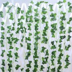 Ussuma Bedroom Living Room Decoration Artificial Ivy Leaf Garland Plants Vine Fake Foliage Flowers Home Decor