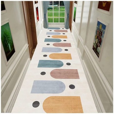 HDGZ Traditional Runner Carpet is Suitable for Hallway Running Mat Area for Bedroom Living Accent Rug Washable Non Skid Modern Rustic Warm Rug Size : 100x 550cm