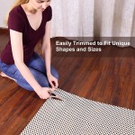 Veken Non-Slip Rug Pad Gripper 2 x 8 Feet Extra Thick Pads for Hardwood Floors Keep Your Rugs Safe and in Place