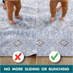 Veken Non-Slip Rug Pad Gripper 2 x 8 Feet Extra Thick Pads for Hardwood Floors Keep Your Rugs Safe and in Place