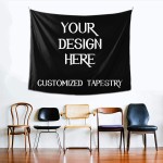 Achujuyou Custom Design Pictures Or Text Tapestry Wall Hanging Personalized Art Tapestry Customized Home Decor Tapestries Decor Living Room Bedroom for Home Inhouse 6051inch