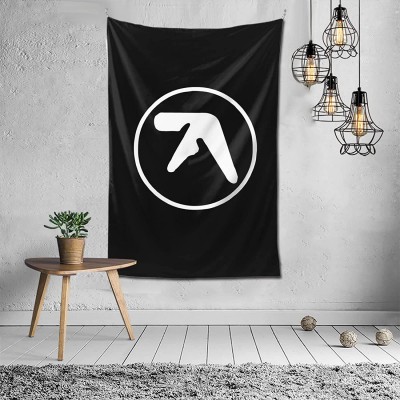 Aphex Twin Logo Tapestry Wall Hanging Tapestry For Dorm Bedroom Decorative Home Decor 60x40in