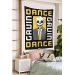 Dance Gavin Dance Tapestry Wall Hanging Bedding Tapestry 3D Printed Art Tapestry Home Decor Size: 60X40 Inch