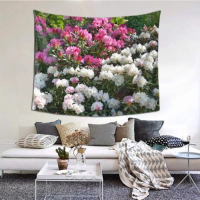 Huqalh Modern Art Wall Decor Blurred Pink Oleander Flowers Wall Accents Decor 60x51 Inches152x130cm Wall Hanging Art Home Decor Polyester for Living Room Bedroom Dorm