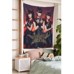 MORGAN MYERS Babymetal Tapestry Wall Hanging Bedding Tapestry 3D Printed Art Tapestry Home Decor Size: 80X60