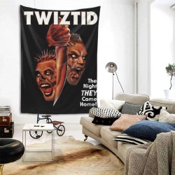 MORGAN MYERS Twiztid Tapestry Wall Hanging Bedding Tapestry 3D Printed Art Tapestry Home Decor Size: 80"X60"