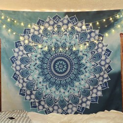 Sunm Boutique Tapestry Wall Hanging Indian Mandala Tapestry Bohemian Tapestry Hippie Tapestry Psychedelic Tapestry Wall Decor Dorm Decor Mysterious 59.1"x59.1"