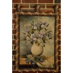 Tache Floral Wall Tapestry Hanging Captured Wild Flowers Woven Wall Art With Hanging Loops Traditional Styled Country Rustic Home Decor Decoration 27 x 20 Inch