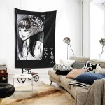 Xuanyang Anime & Tomie Junji Ito Collection Classic Wall Tapestry Apestry 3D Wall Hanging Art Home Decor Wave Tapestries
