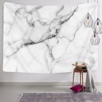Yinhua Marble Tapestry Wall Tapestry Wall Hanging Tapestries for Bedroom Living Room Dorm Handicrafts Curtain Home Decor Tapestries Classic Tapestries51.2''×59.1'' Marble