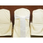 Elina Home Pack of 50 Satin Chair Cover Bow Sash Wedding Banquet Decor