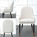 TGETBTTSR Curved Back Accent Kitchen Dining Room Chair Slipcover Modern Swivel Armrest Counter Height Bar Stools Covers Wing Back Chair Protector Color : #3 Size : 4PCS