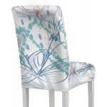 WJJSXKA Single Dining Room Chair Cover Beautiful Garden Floral Dandelion Dining Kitchen Chair Covers Stretch Removable Washable Seat Cover Accent Chair for Home Kitchen Party Restaurant We