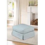 Sunset Trading Horizon Furniture-slipcover Configurable Aqua Blue