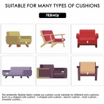 Hokway Stretch Couch Cushion Slipcovers Reversible Cushion Protector Slipcovers Sofa Cushion Protector Covers2,Black