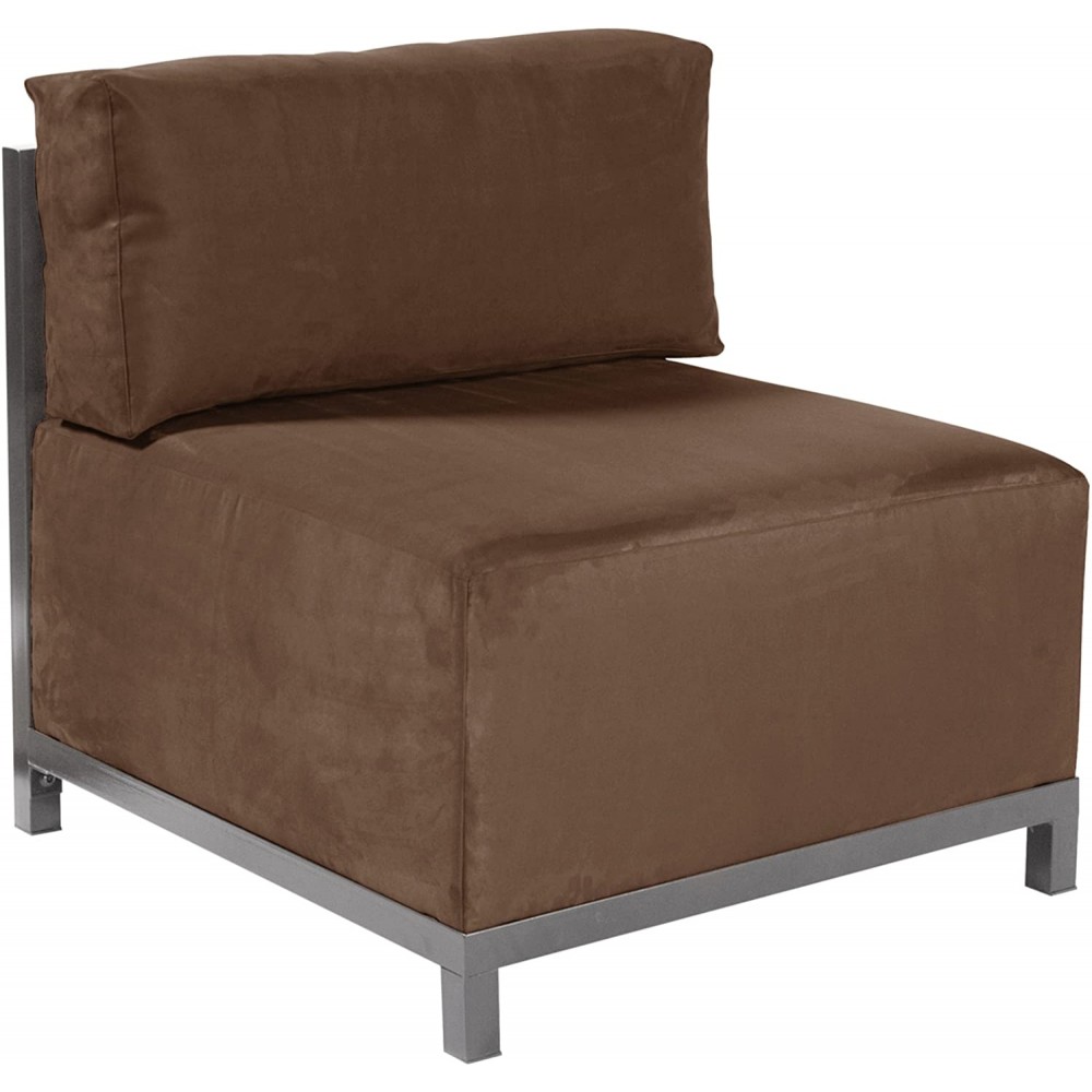 Howard Elliott Microsuede Axis Chair Slipcover Chocolate