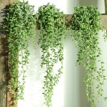 3 Pack Artificial Succulents UV Resistant Hanging Fake Plants Faux String of Pearls Wall Greenery Hanging Decor for Home Garden Decoration Large 20 Inch
