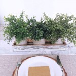 3 Pack Mini Potted Plants Artificial Green Eucalyptus Boxwood Rosemary Greenery in Pots Faux Potted Herbs Small Houseplants 8.4-9.3 Tall for Indoor Greenery Home Bedroom Kitchen Farmhouse Decor