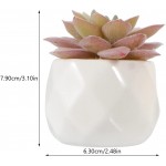 Angoily 4PCS Small Artificial Succulent Plants in Pots for Home Decor Indoor Pink Potted Fake Plant for Bathroom Home Office Decor Faux Greenery for House Decorations Office Desk Tabletop
