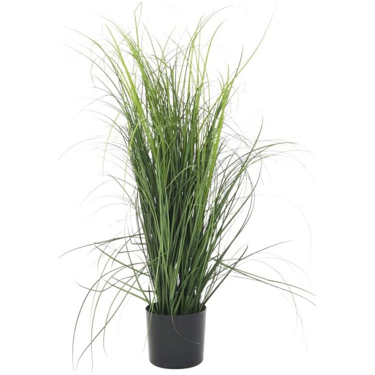 Artificial Grass Plant Fake Grass Artificial Faux Grass Plant Decor Plastic Grass Faux Greenery Stems for Home Or Office Indoor Greenery Accent 31.5 Green