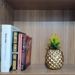 Artificial Succulent Potted Pineapple Decor Fake Pineapple Home Office Kitchen Table Decoration Gold