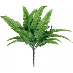 BLUECELL 1x Green Imitation Fern Plastic Artificial Grass Leaves Plant for Home Wedding Decor