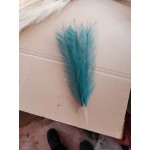 Turquoise Artificial Pampas Grass Large Tall Fluffy Blue Green Teal Faux Bulrush Reed Grass for Vase Filler Home Living Room Kitchen Wedding Office Fake Boho Decor 8-Pcs 38 3.1FT